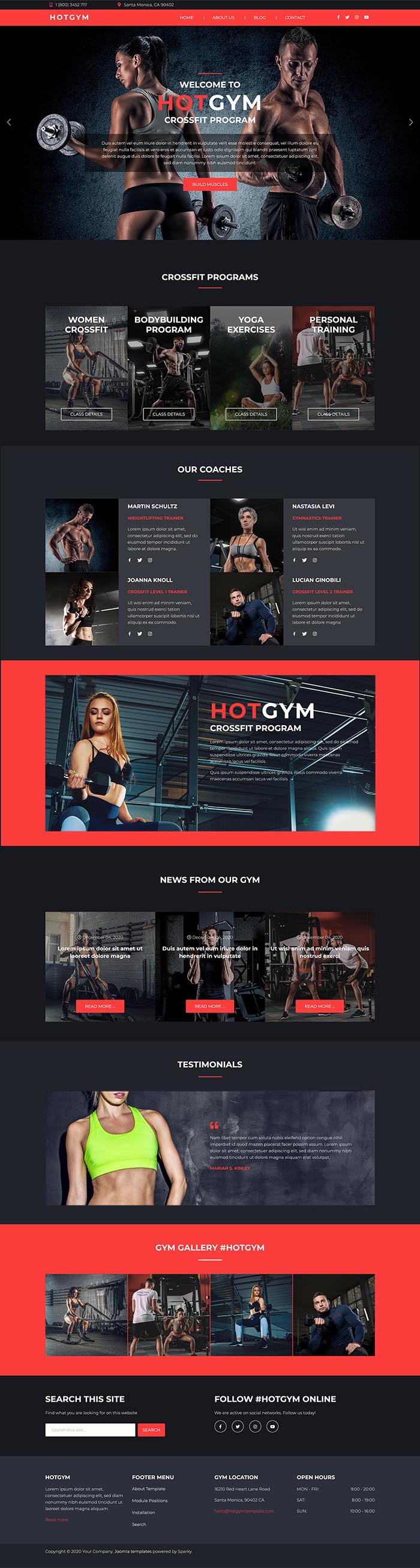 Gym Template